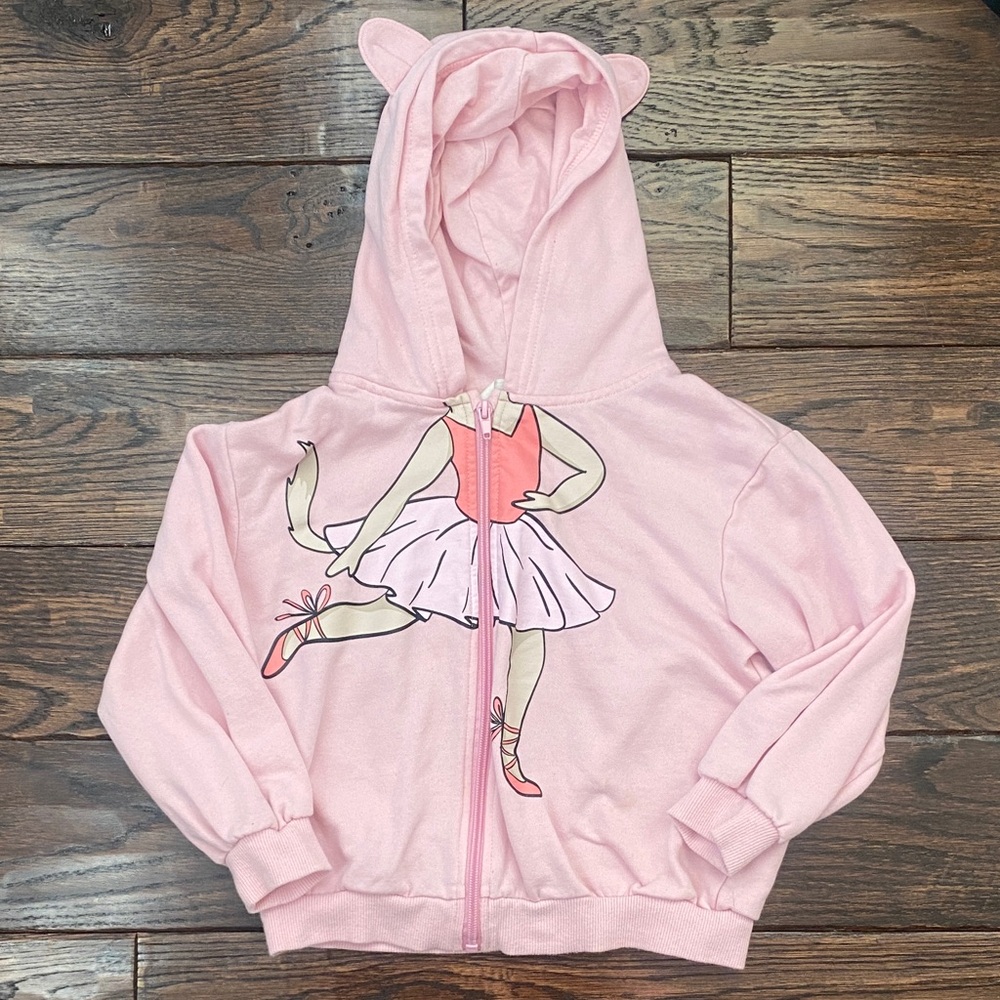 Pink Ballerina Kids Hoodie